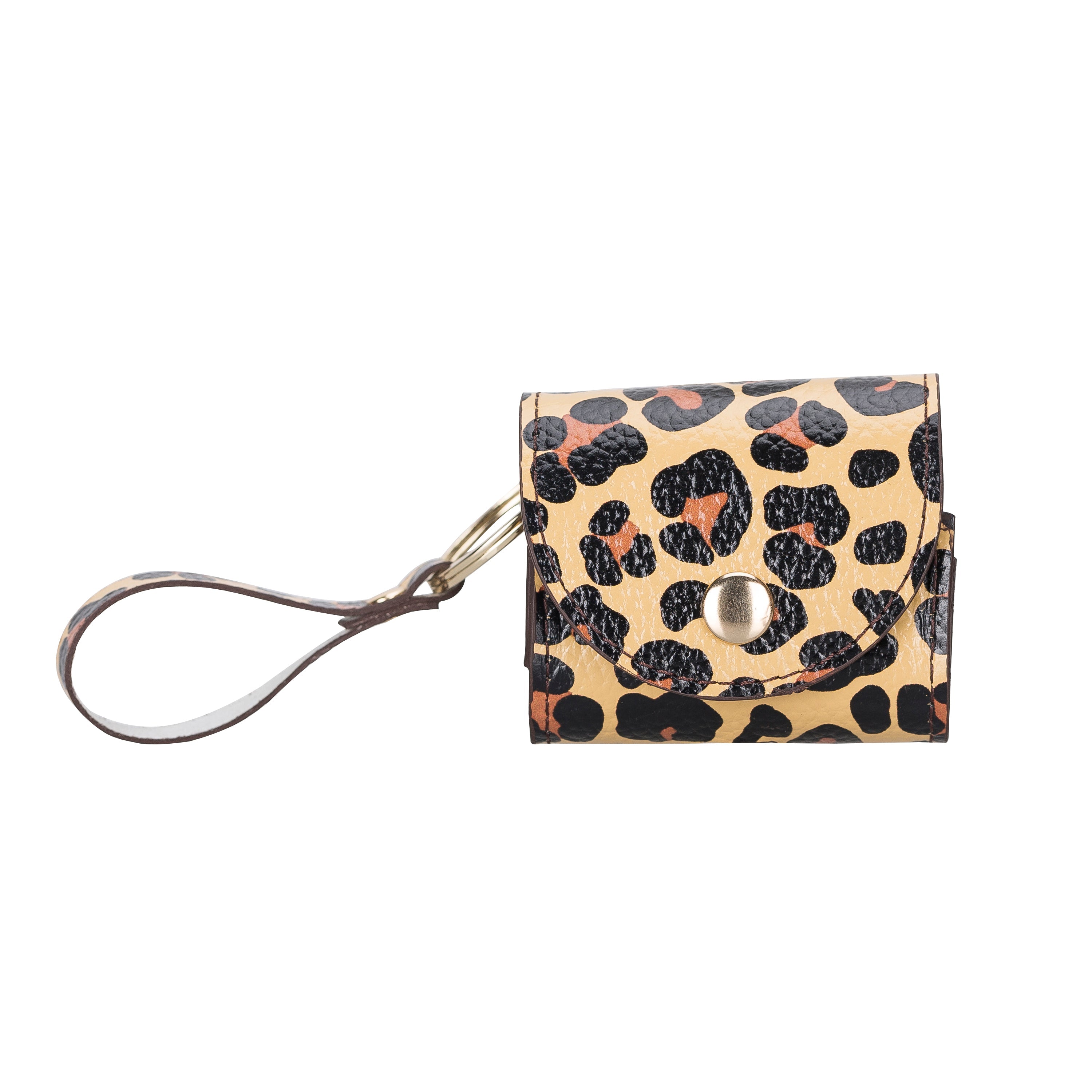 Mai Snap AirPods 3 and AirPods 4 Leather Case with Hook