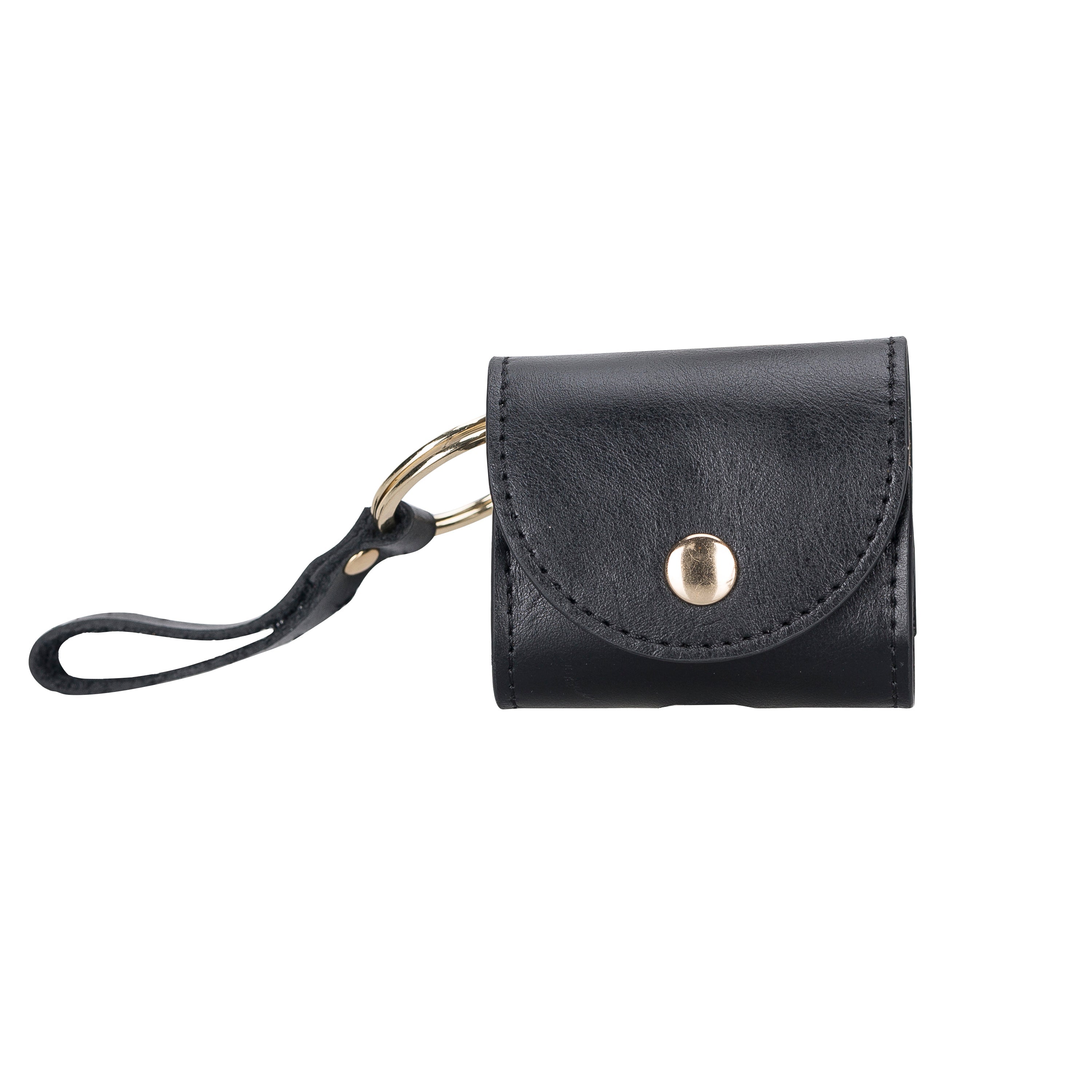 Mai Snap AirPods 3 and AirPods 4 Leather Case with Hook