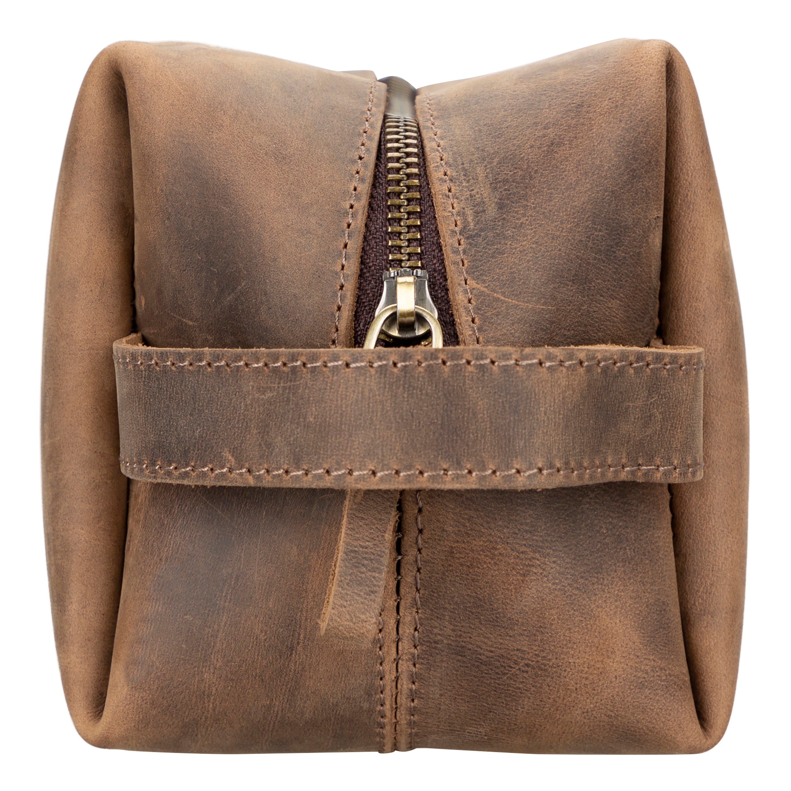 Trousse de toilette Eve en cuir, taille XL