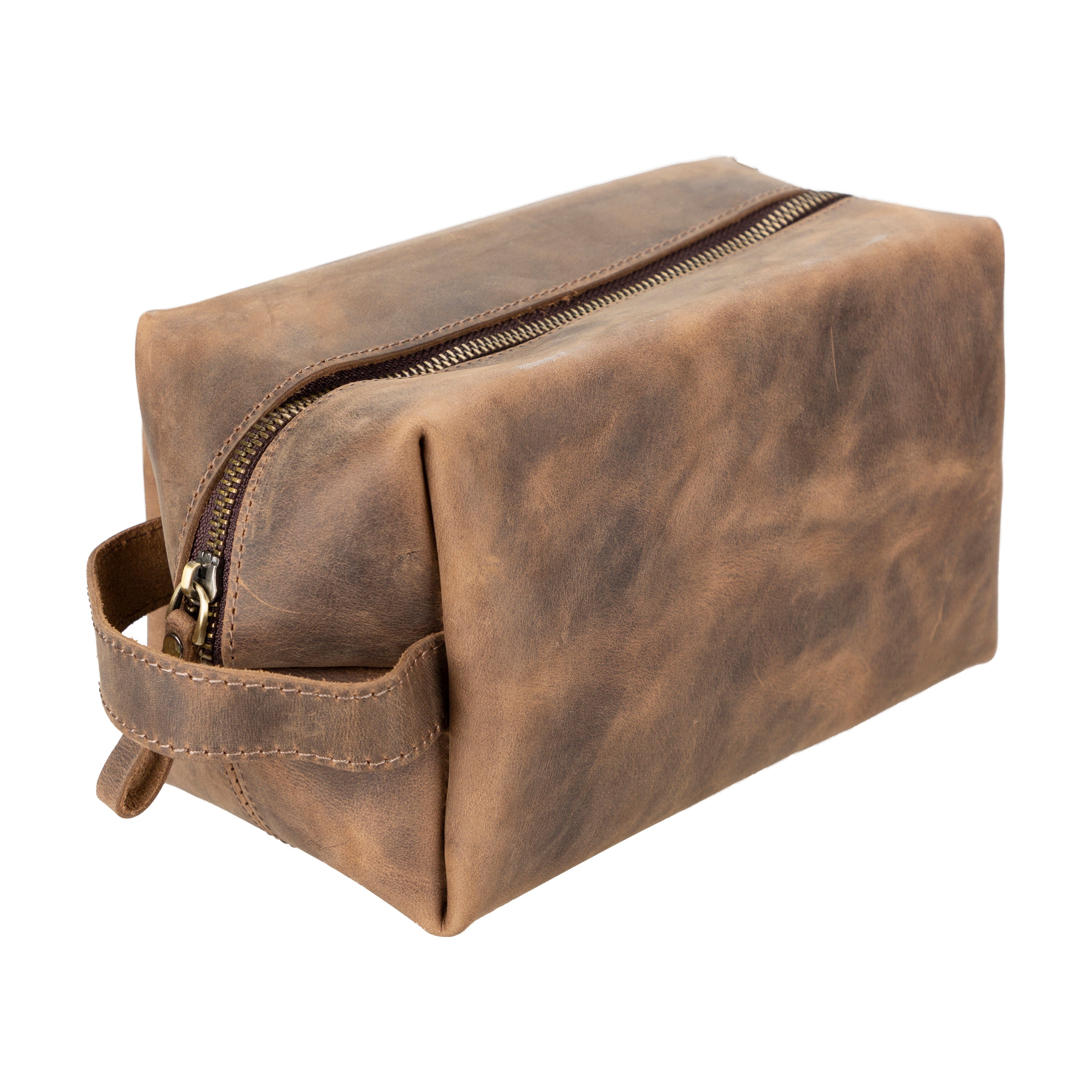 Trousse de toilette Eve en cuir, taille XL