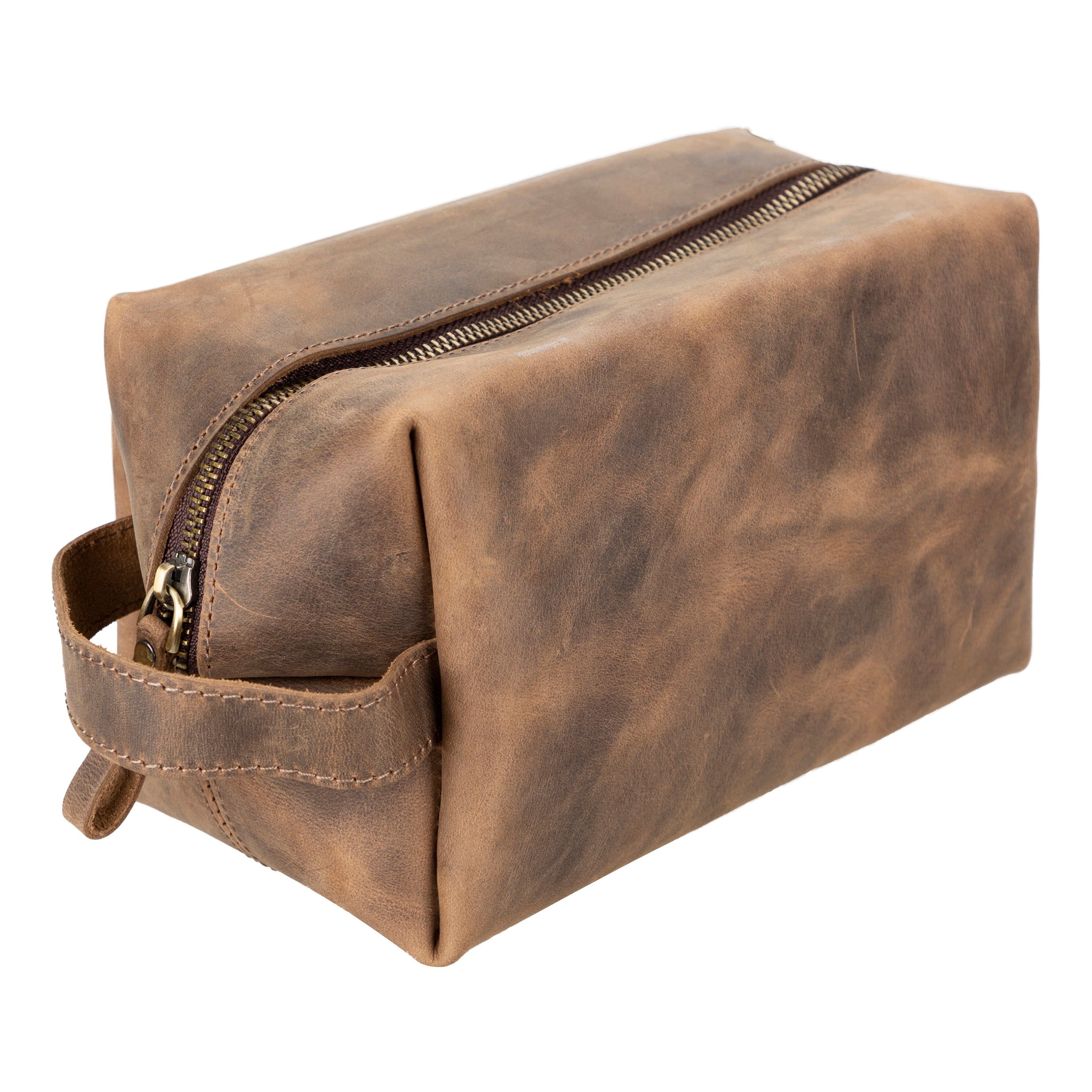 Trousse de toilette Eve en cuir, taille XL