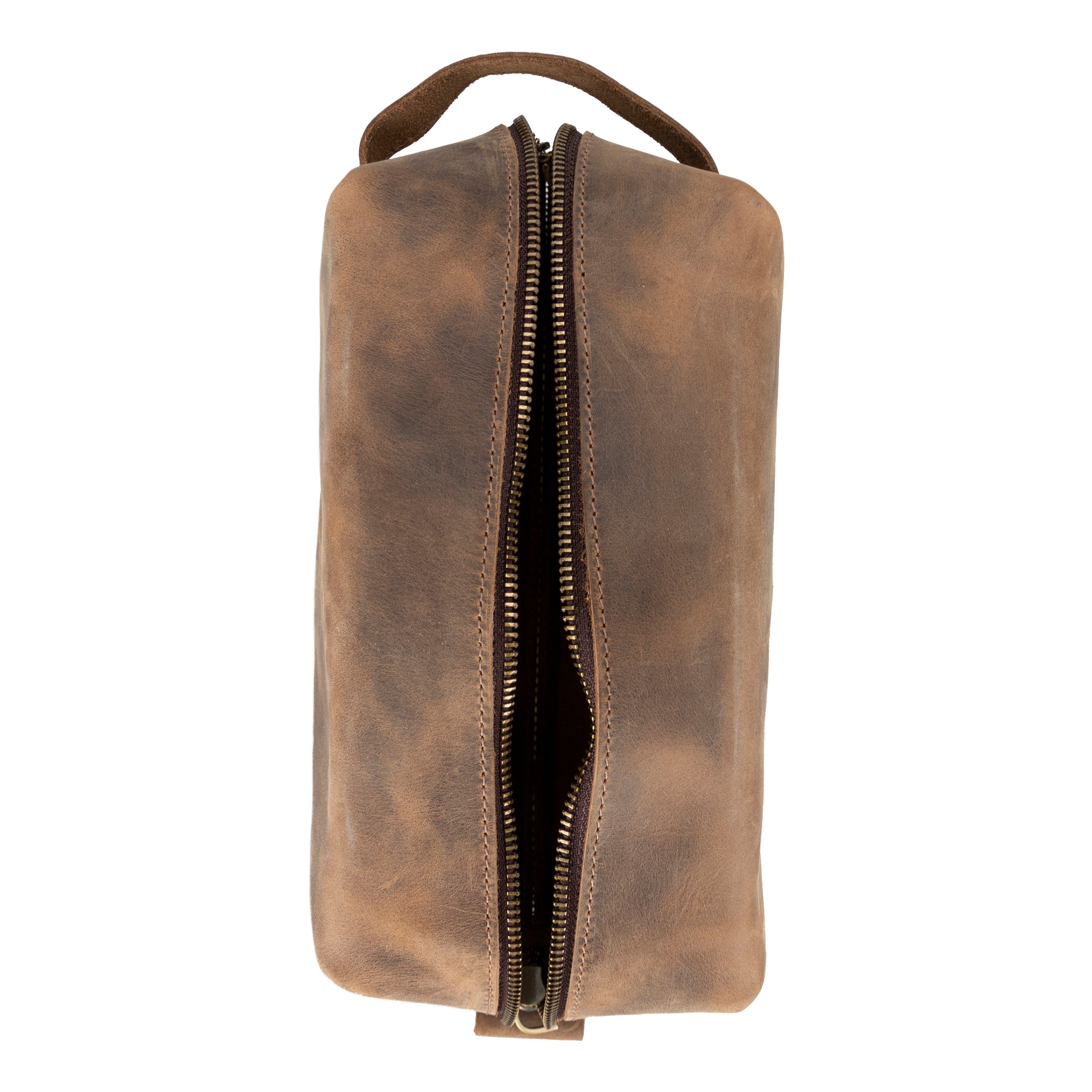 Trousse de toilette Eve en cuir, taille XL