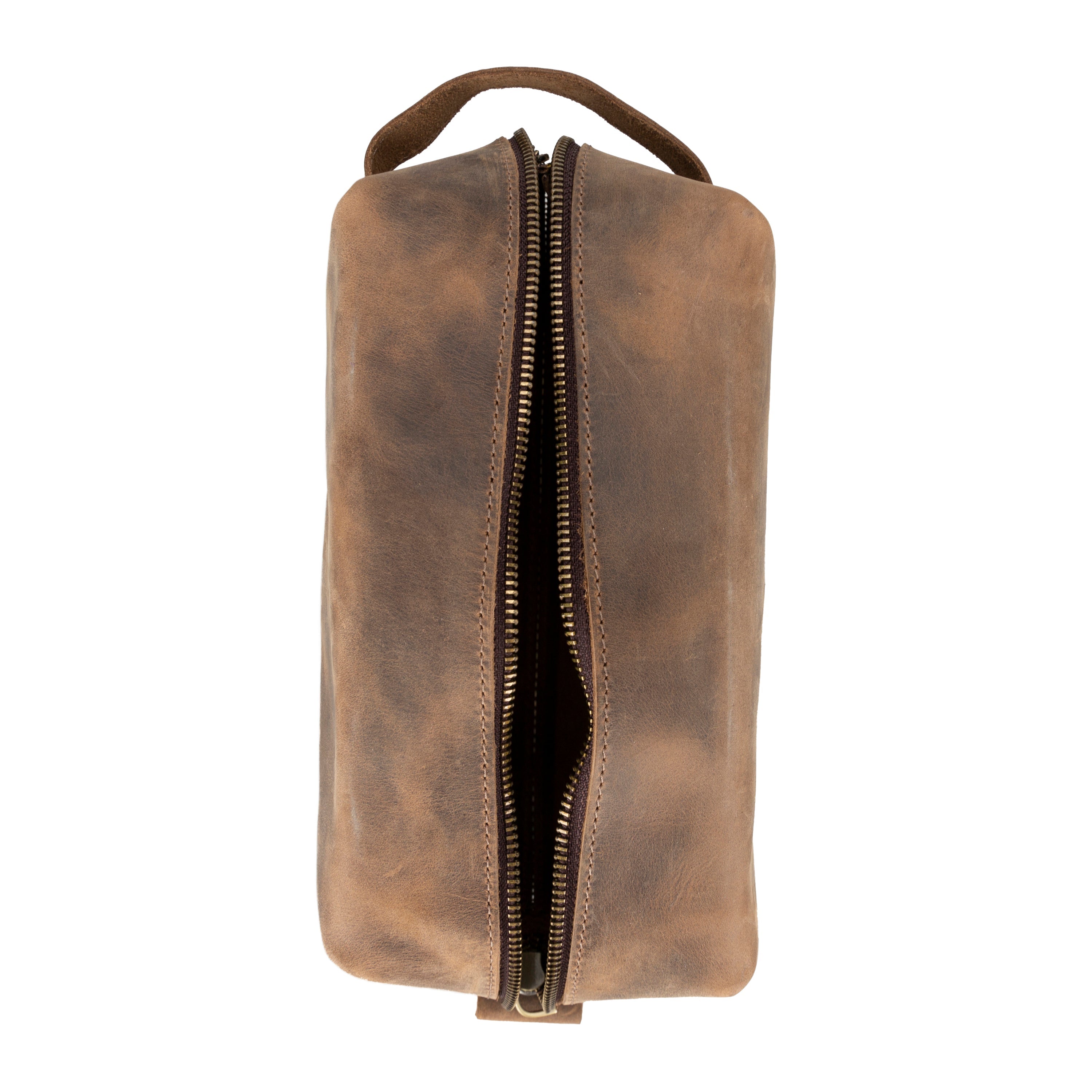Trousse de toilette Eve en cuir, taille XL