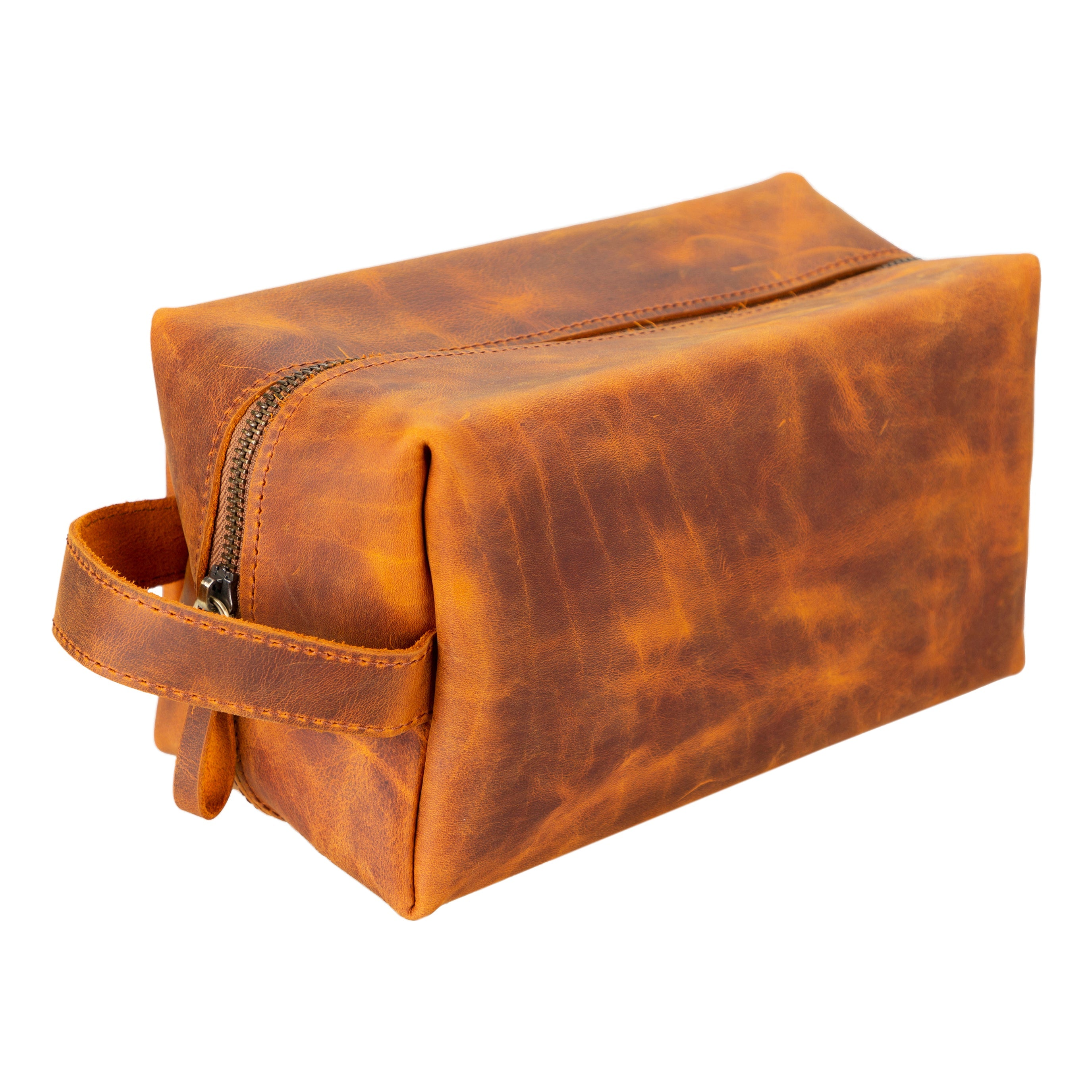 Trousse de toilette Eve en cuir, taille XL