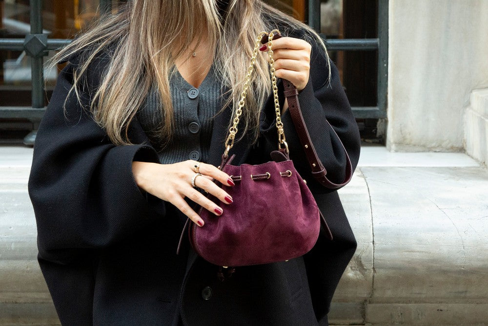 Valentina Suede Leather Women's Bag