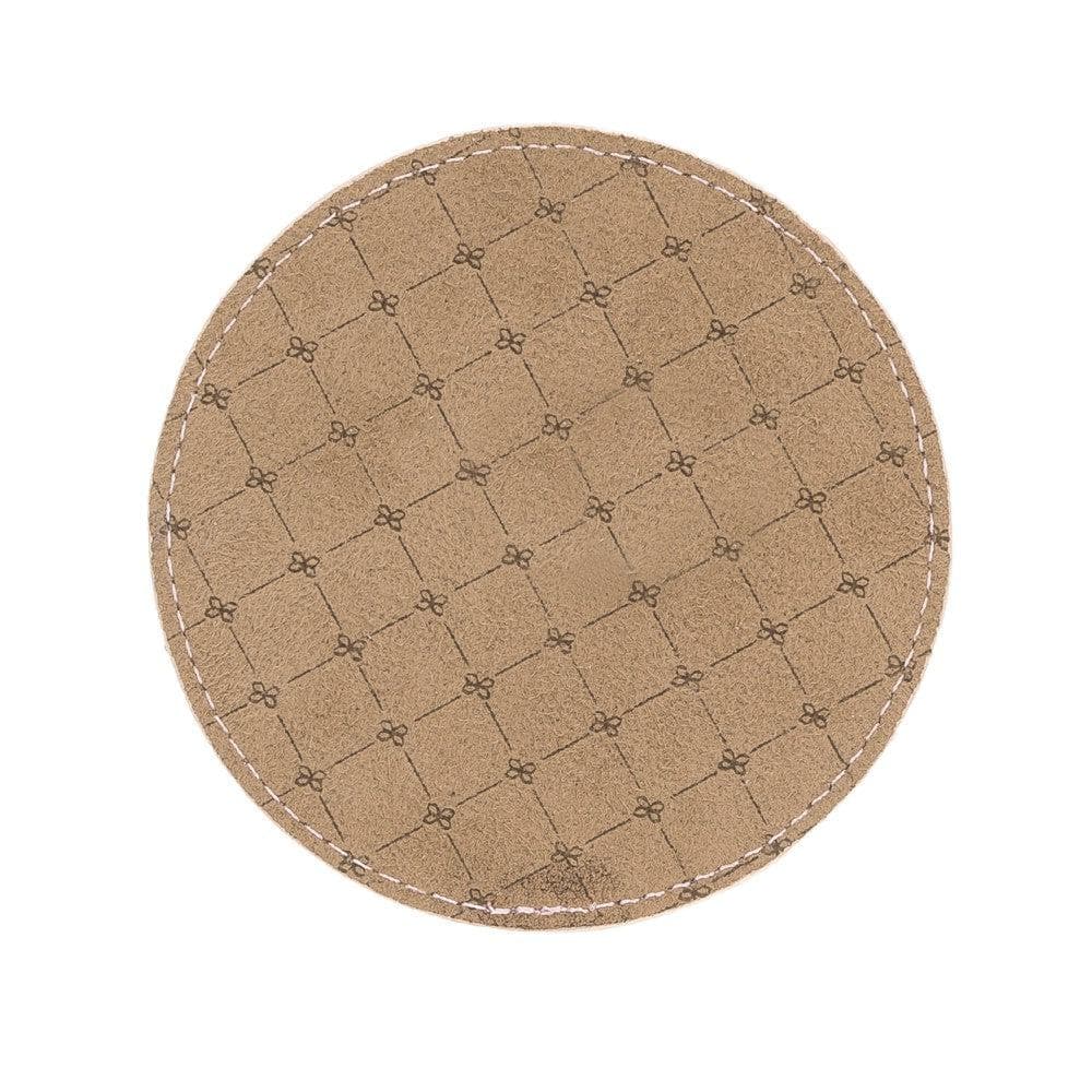 Bouletta Divine Geniun Leather Handmade Cup Coaster