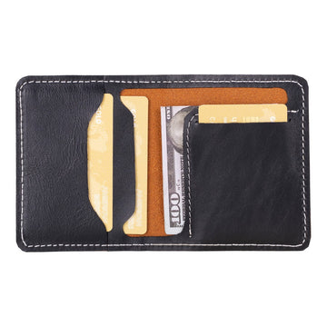 Porte-cartes polyvalent en cuir