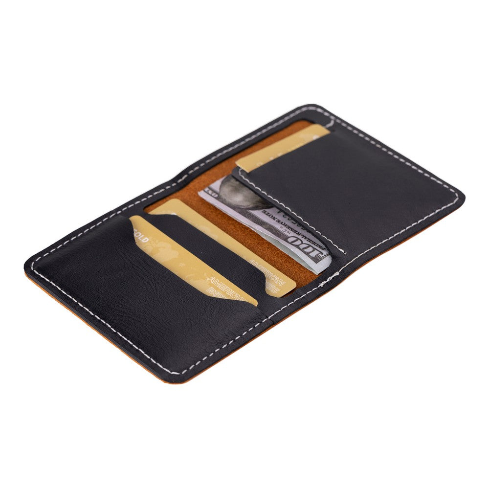 Porte-cartes polyvalent en cuir