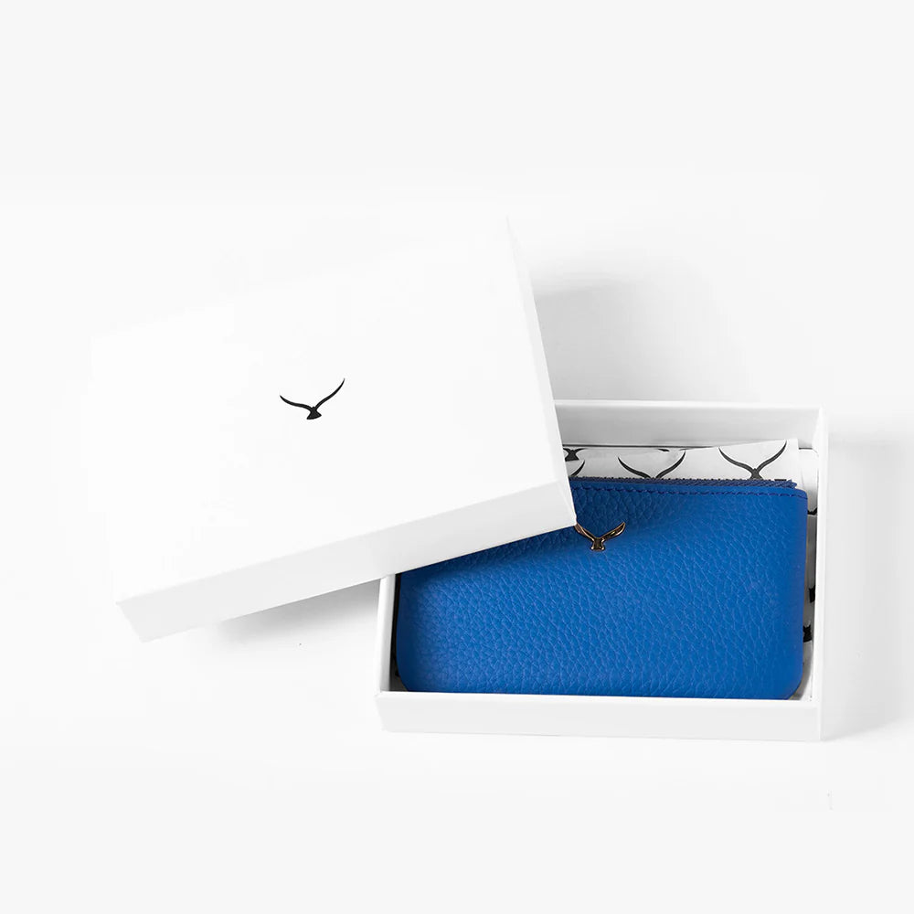 3002 Unisex Leather Coin Purse With Zipper