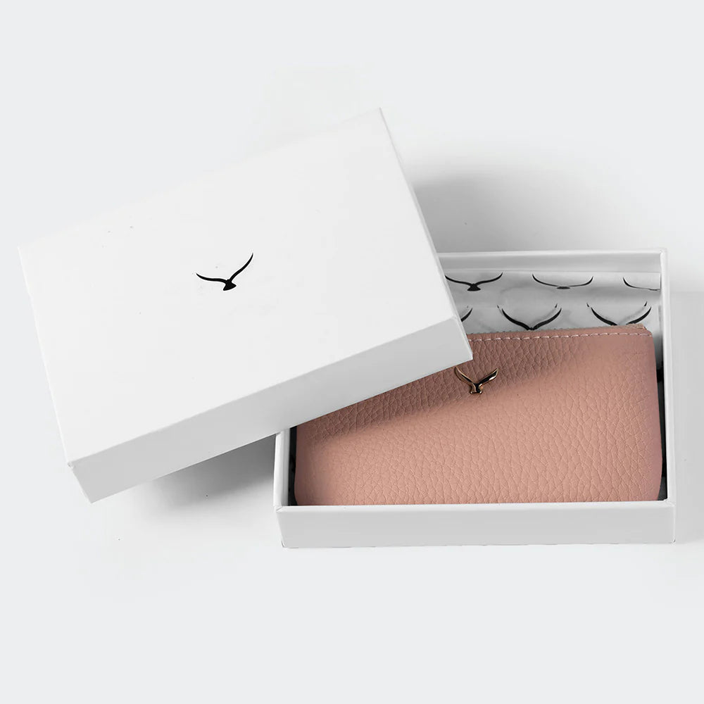 3002 Unisex Leather Coin Purse With Zipper