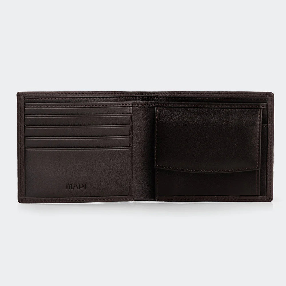 4001 Men Leather Wallet With Two Compartments