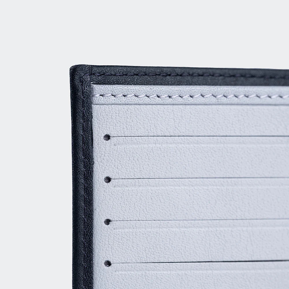 4003 Men Leather Wallet With Two Compartments And Coin Packets