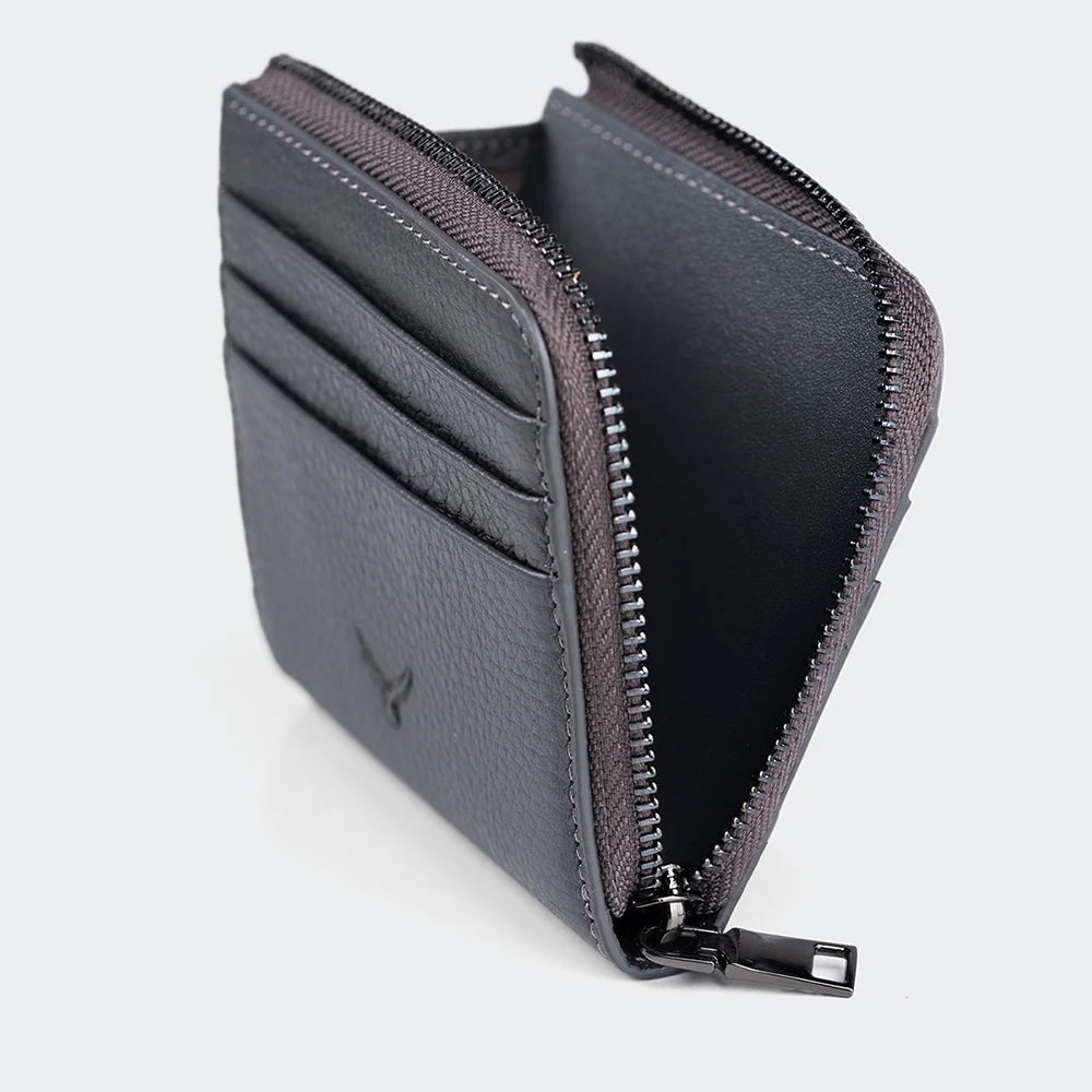4506 Men Leather Card Holder With Zipper