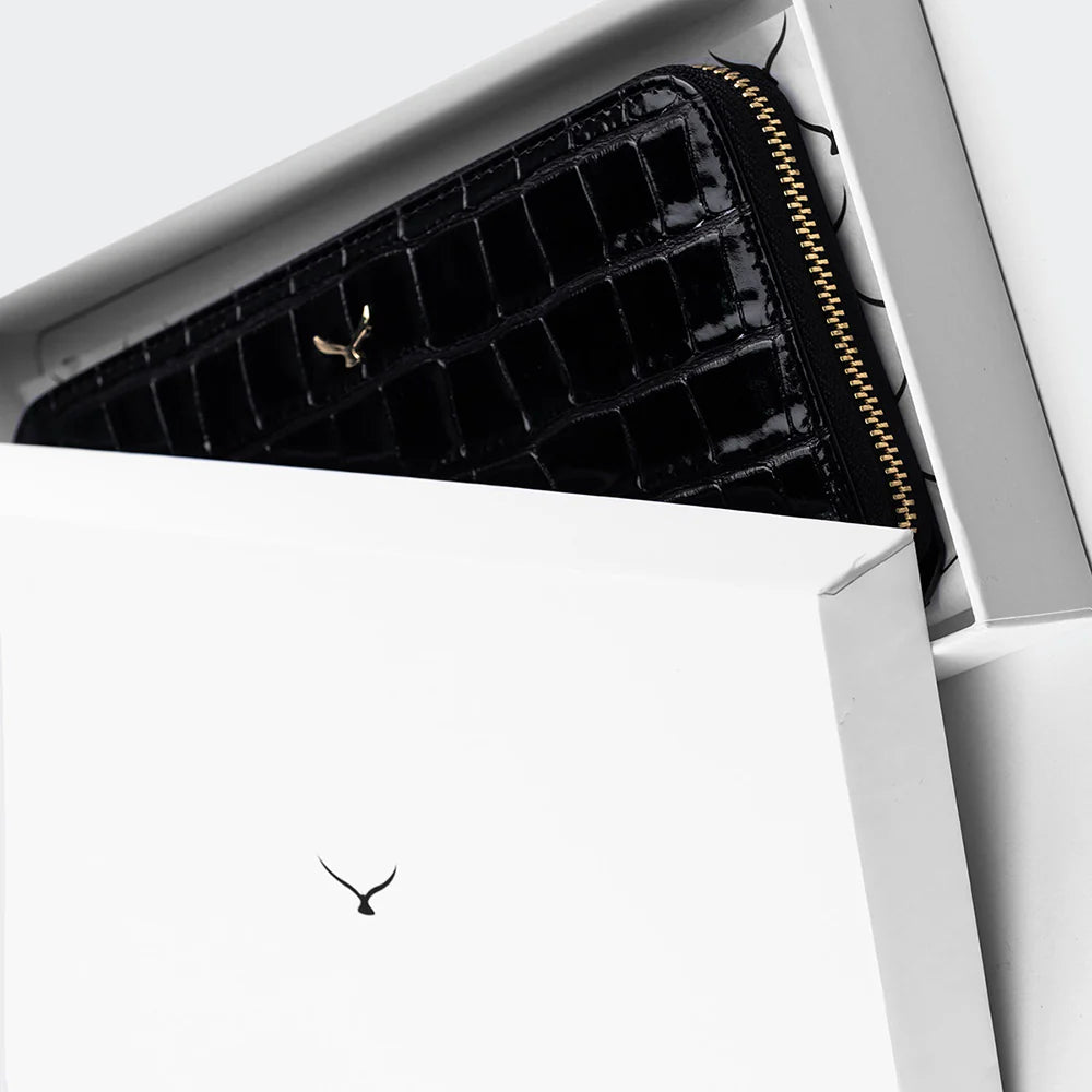 5110 Women Large Leather Wallet With Triple Compartments