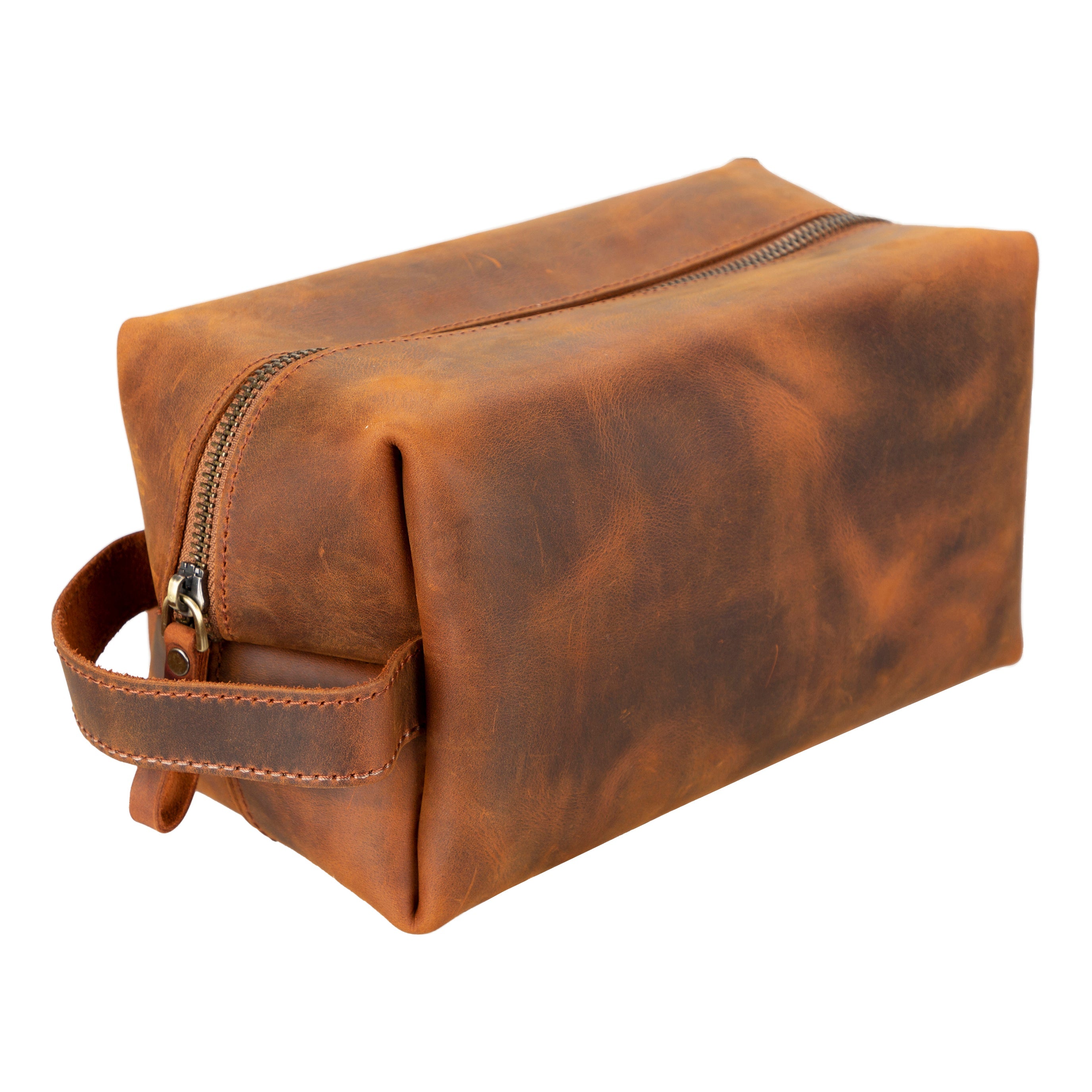 Trousse de toilette Eve en cuir, taille XL