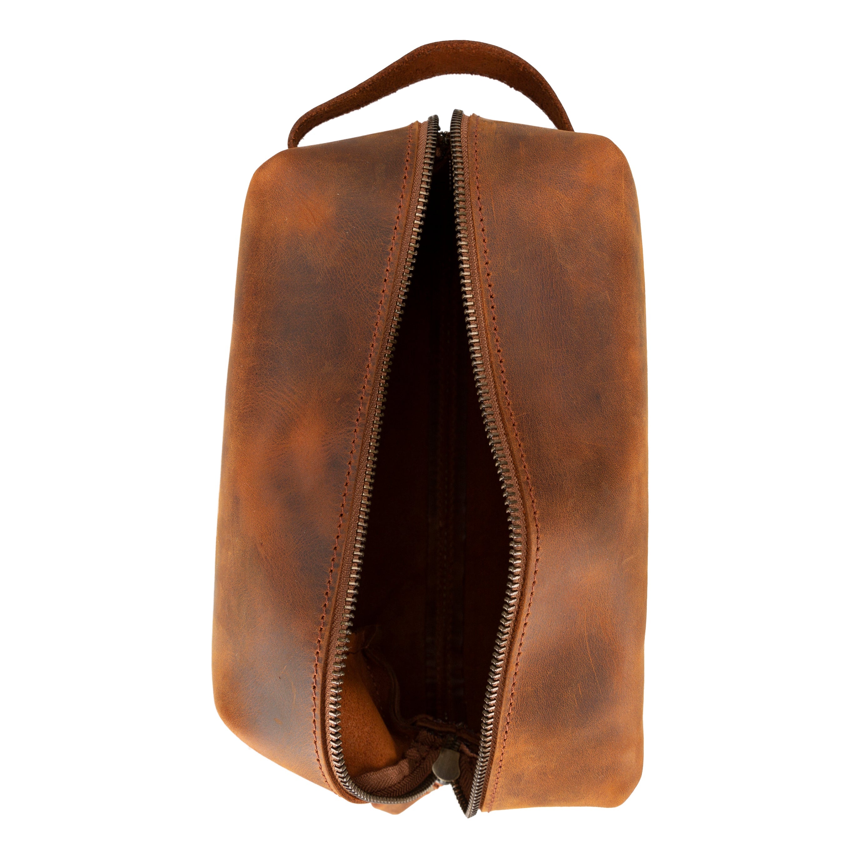Trousse de toilette Eve en cuir, taille XL
